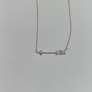 Tiffany sterling silver cross necklace